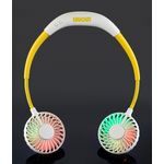 Unold 86690 Nackenventilator Breezy 3 Geschwindigkeitsstufen yellow (86690)