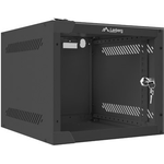 Lanberg Rack Wandschrank 25,40cm (10") 4U/280X310 Glastür schwarz (WF10-2304-10B)