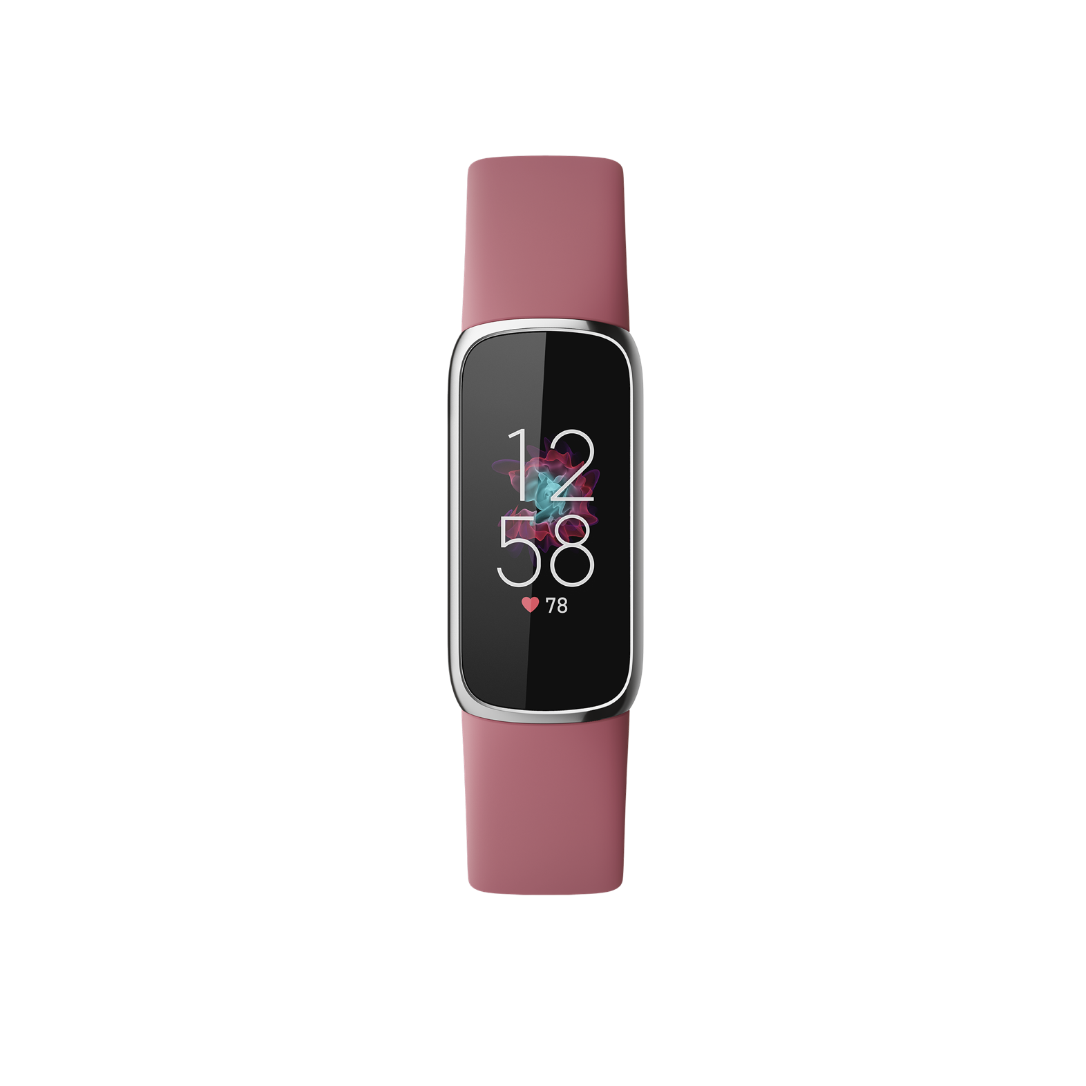 Fitbit Luxe AMOLED Aktivitäts-Trackerarmband Pink - Platin (FB422SRMG)