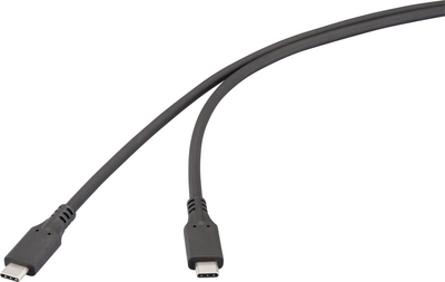 Renkforce USB-Kabel USB4 USB-C Stecker Schwarz RF-6830438 (RF-6830438)