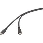 Renkforce USB-Kabel USB4 USB-C Stecker Schwarz RF-6830438 (RF-6830438)