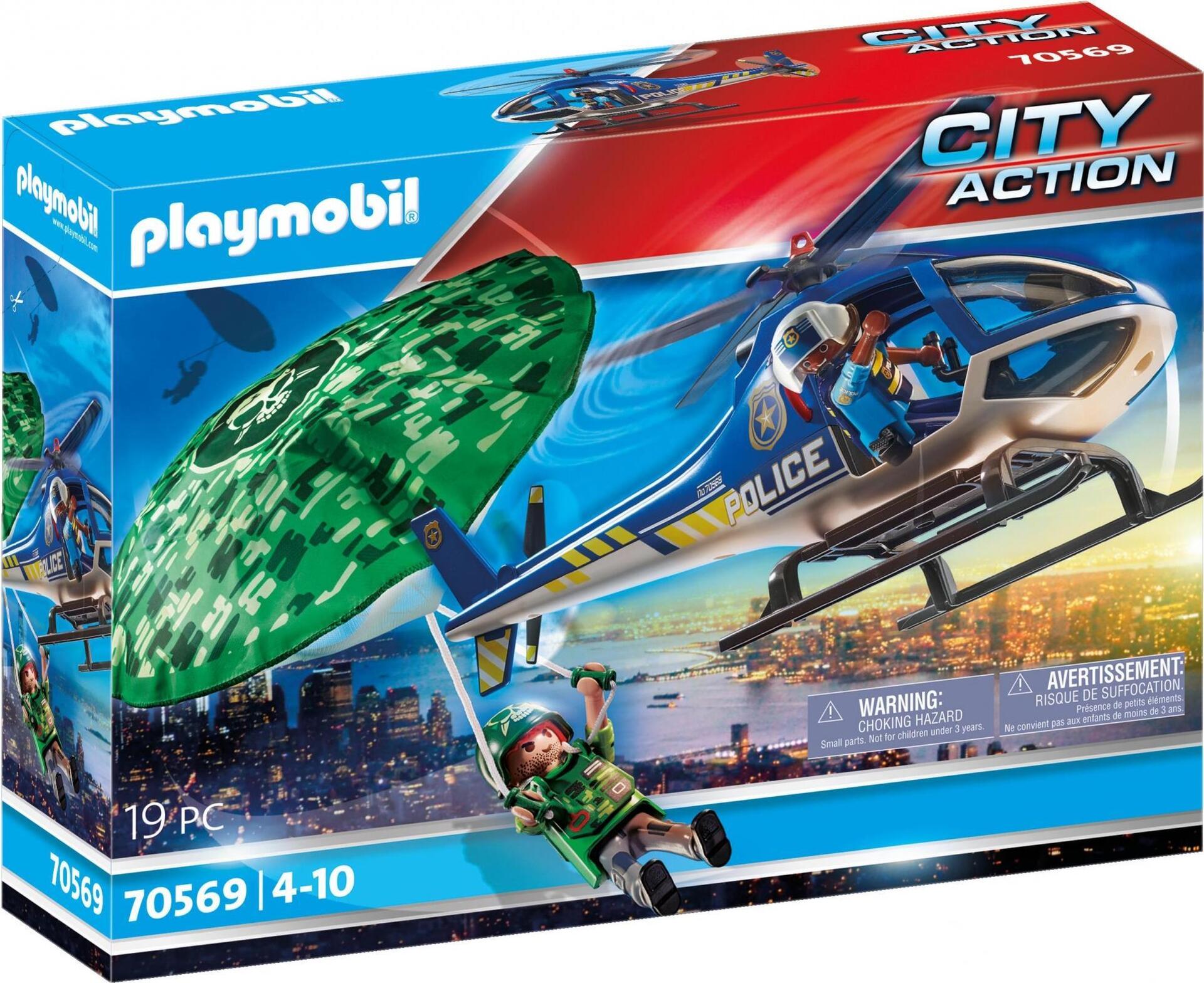 Playmobil City Action Polizei-Hubschrauber - Junge/Mädchen - 4 Jahr(e) - Kunststoff - Mehrfarben (70569)