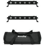 EUROLITE Set 2x LED BAR-6 QCL RGBA + Soft-Bag (20000414)