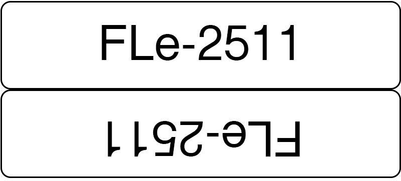 Brother FLe-2511 label-making tape (FLE-2511)