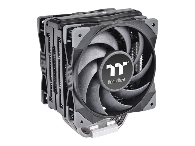 Thermaltake TOUGHAIR 510 Prozessor-Luftkühler 2x 120 mm Schwarz/Silber