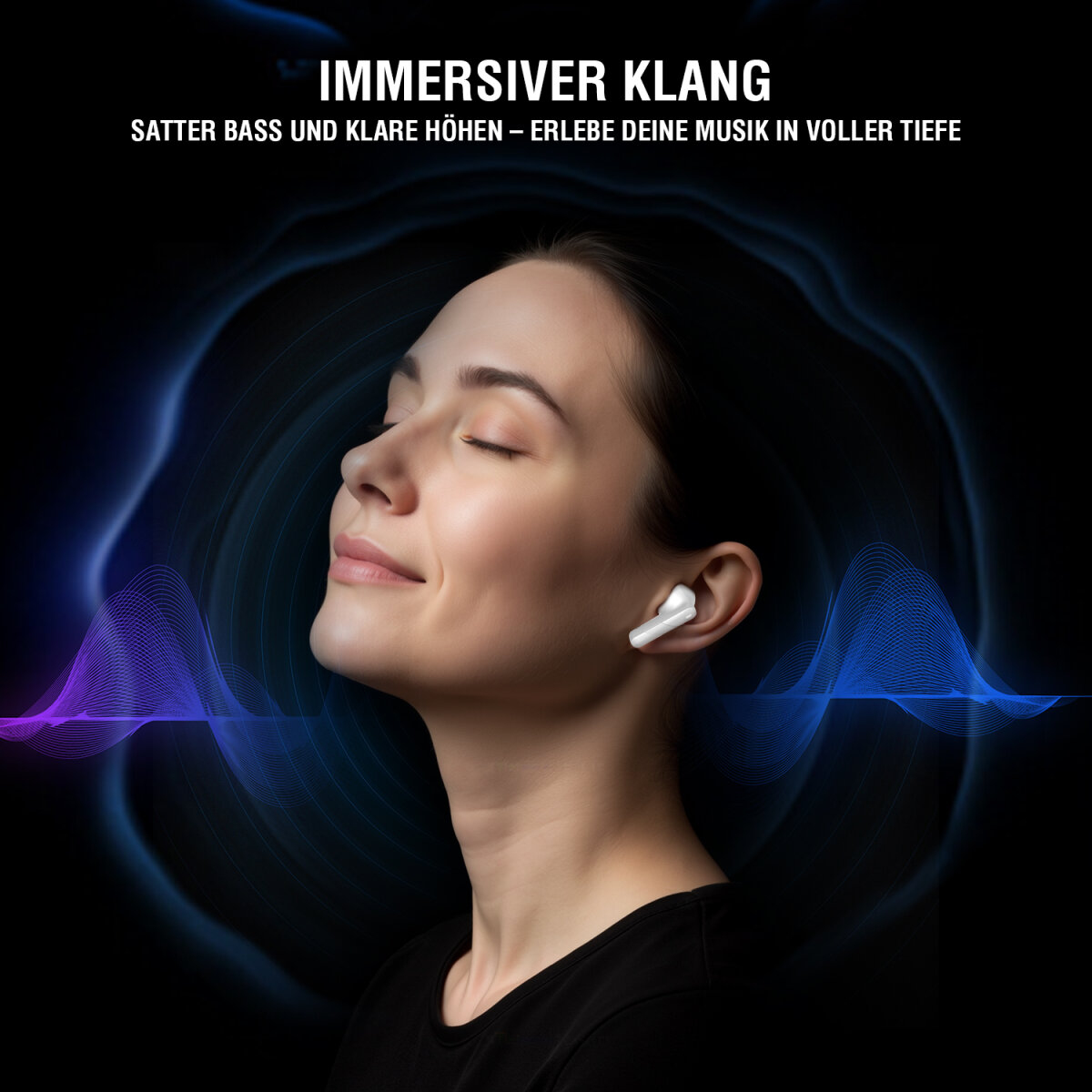 4smarts SkyBuds Pro ANC In-Ear True Wireless Kopfhörer Bluetooth Weiß