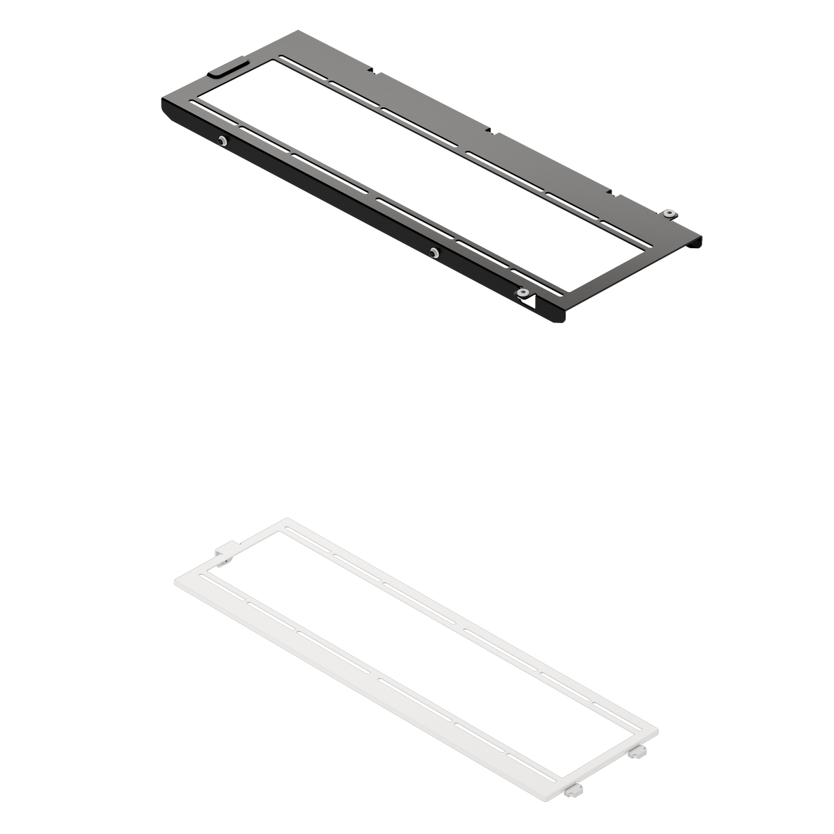 HAVN HS 420 Fan Brackets für 360 mm Radiatoren - weiß (HVN-AS-HS420-05-36A)