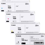 Canon Original T09 Toner 4er-Multipack KCMY High-Yield für imageCLASS LBP1127C MF1127C