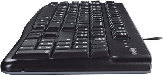 Logitech K120 Kabelgebundene Tastatur USB QWERTY UK Schwarz