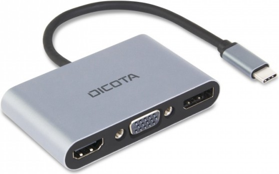 Dicota USB-C Portable 5-in1 Docking Station 4K HDMI/DP PD