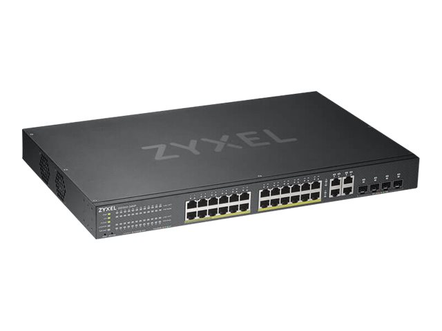Zyxel GS1920-24HPv2 Managed Gigabit Switch 24-Port PoE+ Schwarz