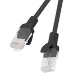 Lanberg PCU6-10CC-0200-BK Netzwerkkabel Schwarz 2 m Cat5e U/UTP (UTP) (PCU6-10CC-0200-BK)