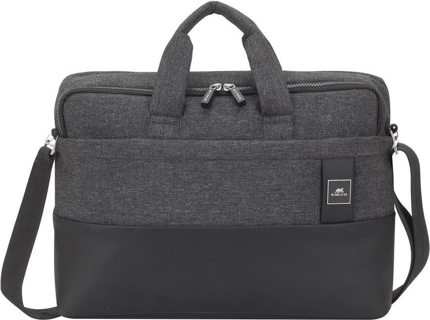 Rivacase Lantau Notebooktasche 39,6 cm (15.6" ) Aktenkoffer Schwarz - Grau (8831 BLACK MELANGE)