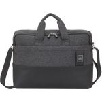 Rivacase Lantau Notebooktasche 39,6 cm (15.6" ) Aktenkoffer Schwarz - Grau (8831 BLACK MELANGE)