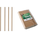 PAPSTAR Papier-Trinkhalm "pure", 200 mm, braun aus Papier, Länge: 200 mm, Durchmesser: 6 mm, nachhaltig - 1 Stück (88224)