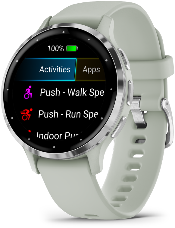 Garmin Venu 3S Smartwatch salbeigrau/silber - Smart Watch (010-02785-01)