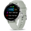 Garmin Venu 3S - 41 mm - Sage Gray - intelligente Uhr mit Band - Silikon - Handgelenkgröße: 110-175 mm - Anzeige 3,04 cm (1,2") - 8GB - Bluetooth, Wi-Fi, ANT+ - 40 g (010-02785-01)