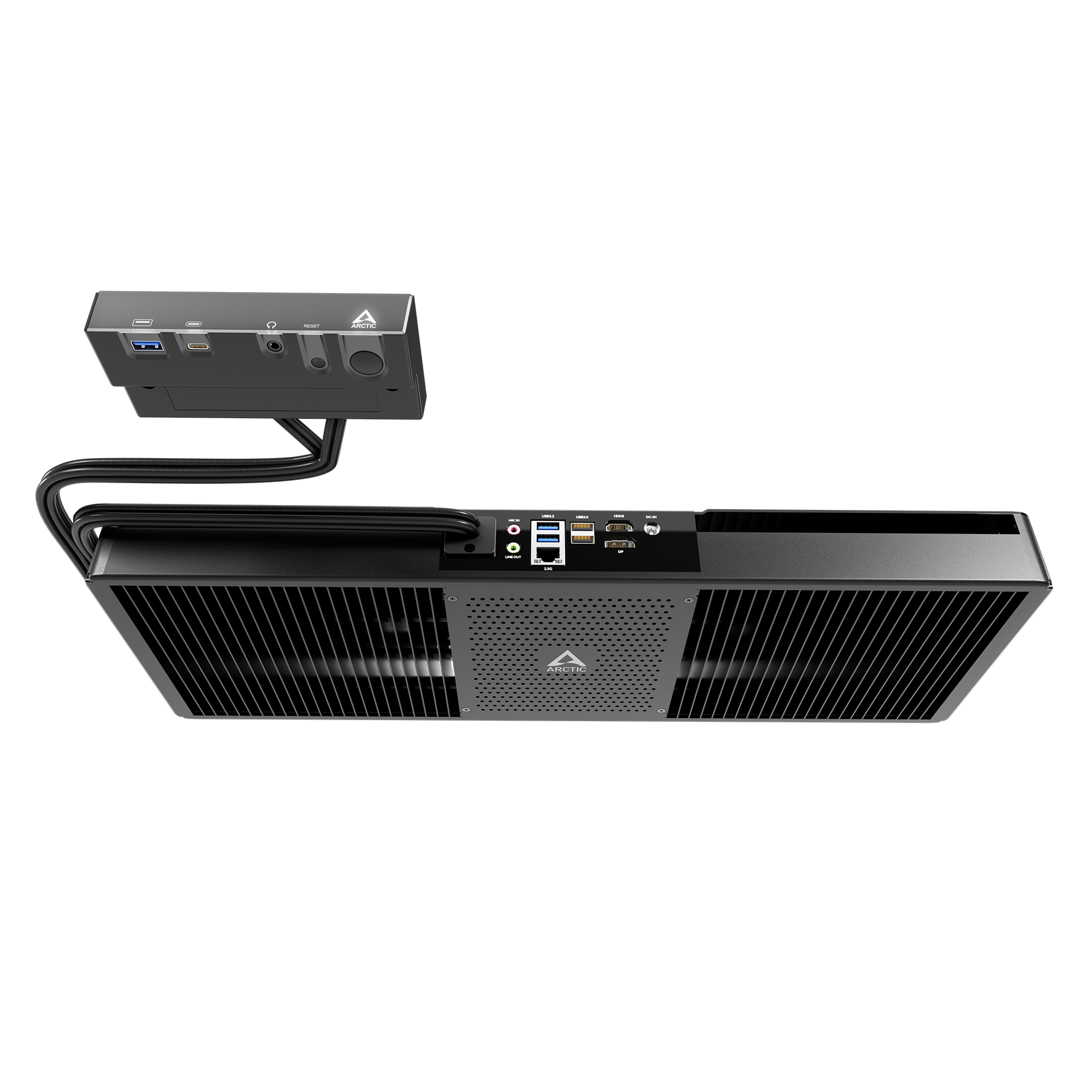 Arctic Senza 5700G Under-Desk Mini-PC Ryzen 7 32 GB RAM 1 TB SSD No OS