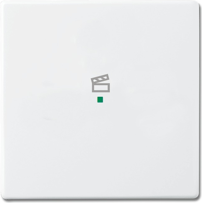 Busch-Jaeger 6220-0-0043 Abdeckplatte für Sensorhalterung & -sockel Weiß (2CKA006220A0043)