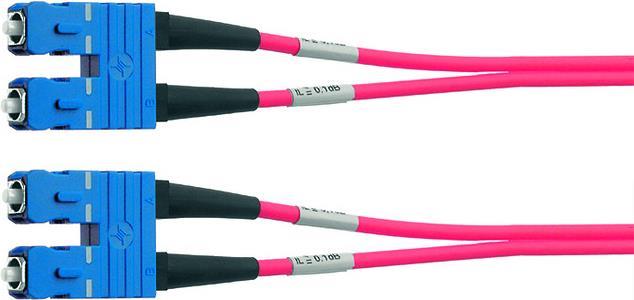 Telegärtner L00882A0031 Glasfaserkabel 3 m SC LSZH OM4 Violett (L00882A0031)