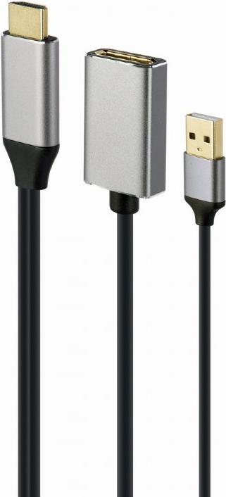 Gembird A-HDMIM-DPF-02 Videokabel-Adapter 0,1 m HDMI Typ A (Standard) DisplayPort Schwarz (A-HDMIM-DPF-02)