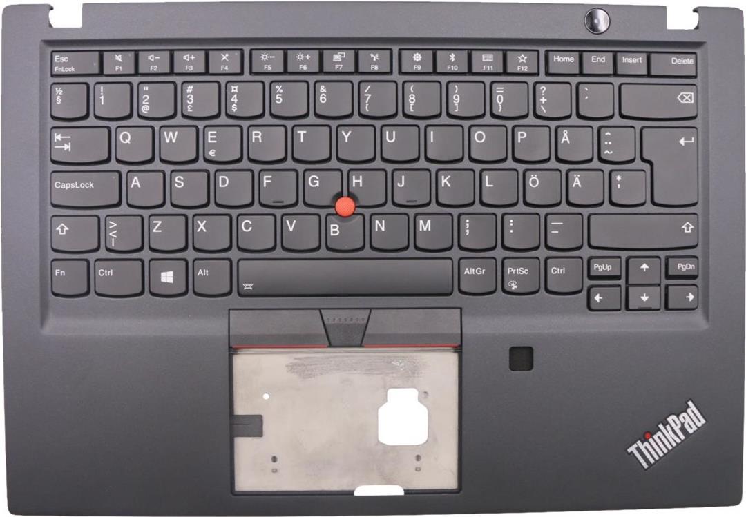 Lenovo TopCover with Keyboard Swedish/Finnish w/ Backlit and (02HM301)