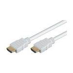 Wentronic Goobay High Speed HDMI™ Kabel mit Ethernet, Weiß, 1 m - HDMI™ A-Stecker > HDMI™ A-Stecker (31891)