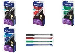 Pelikan Kugelschreiber Hang Stick, 0,7 mm, grün transparenter Einwegkugelschreiber, weiche, ölbasierte - 12 Stück (400206999)