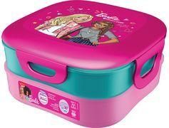 Maped PICNIK Brotdose KIDS CONCEPT Barbie 3-in-1, 1,4 l 2 Fächer inkl. kleiner Snackbox, kann ein- oder doppel - 1 Stück (871097)