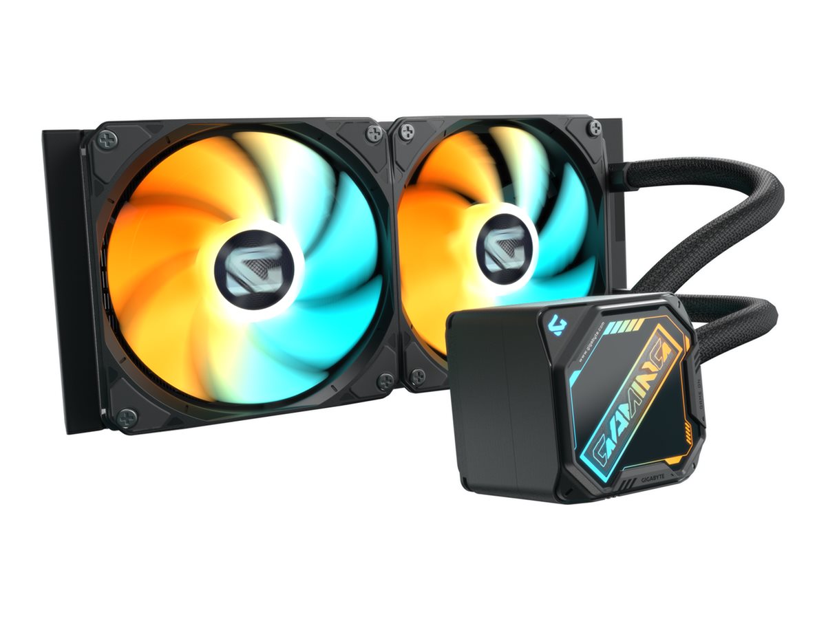 Gigabyte GAMING 240 CPU-Wasserkühlung 240mm 2x 120mm ARGB-Lüfter Schwarz