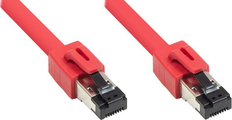 Alcasa 8080-030R Netzwerkkabel 3 m Cat8.1 S/FTP (S-STP) Rot (8080-030R)