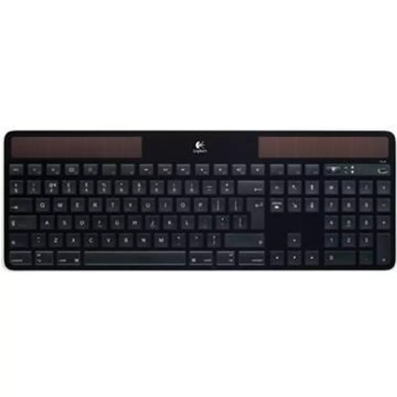 Logitech Wireless Solar Keyboard K750 920-003489 for Mac, Quertz CH-DEU-FRA, black, Blister (K750 920-003489) (geöffnet)