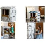 Fellowes Bankers Box XL Spielkarton MARKTSTAND, Wellpappe mit abgerundenten Kanten, schnell und ohne Klebstoff - 1 Stück (100142507)