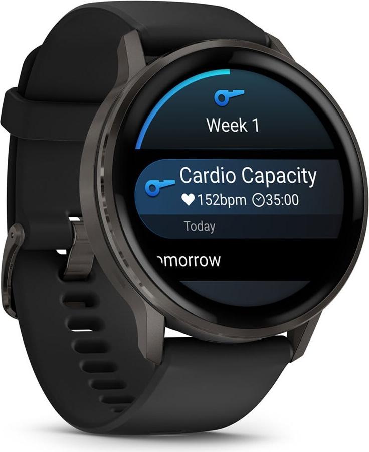 Garmin Venu 4 Smartwatch 45 mm 1,4" AMOLED 8 GB Schwarz/Schiefergrau