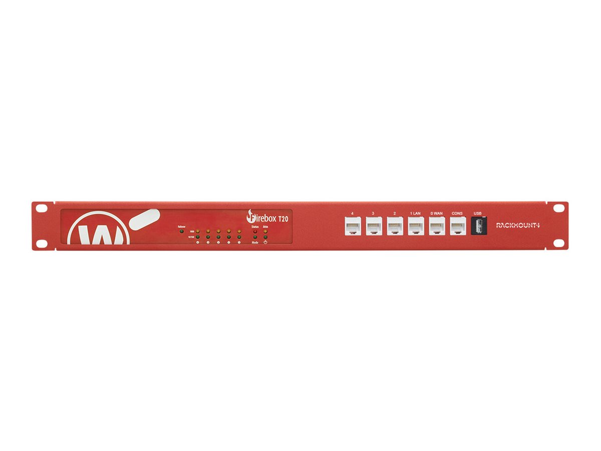 Rackmount.IT RM-WG-T6 Montageschelle 1U für WatchGuard Firebox T20-T40 WatchGuard Red