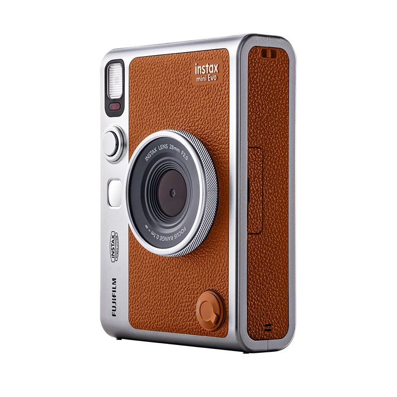 Fujifilm Instax mini Evo Braun, Silber
