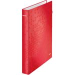LEITZ WOW Ringbuch 2-Ringe rot 4,0 cm DIN A4 (42410026)