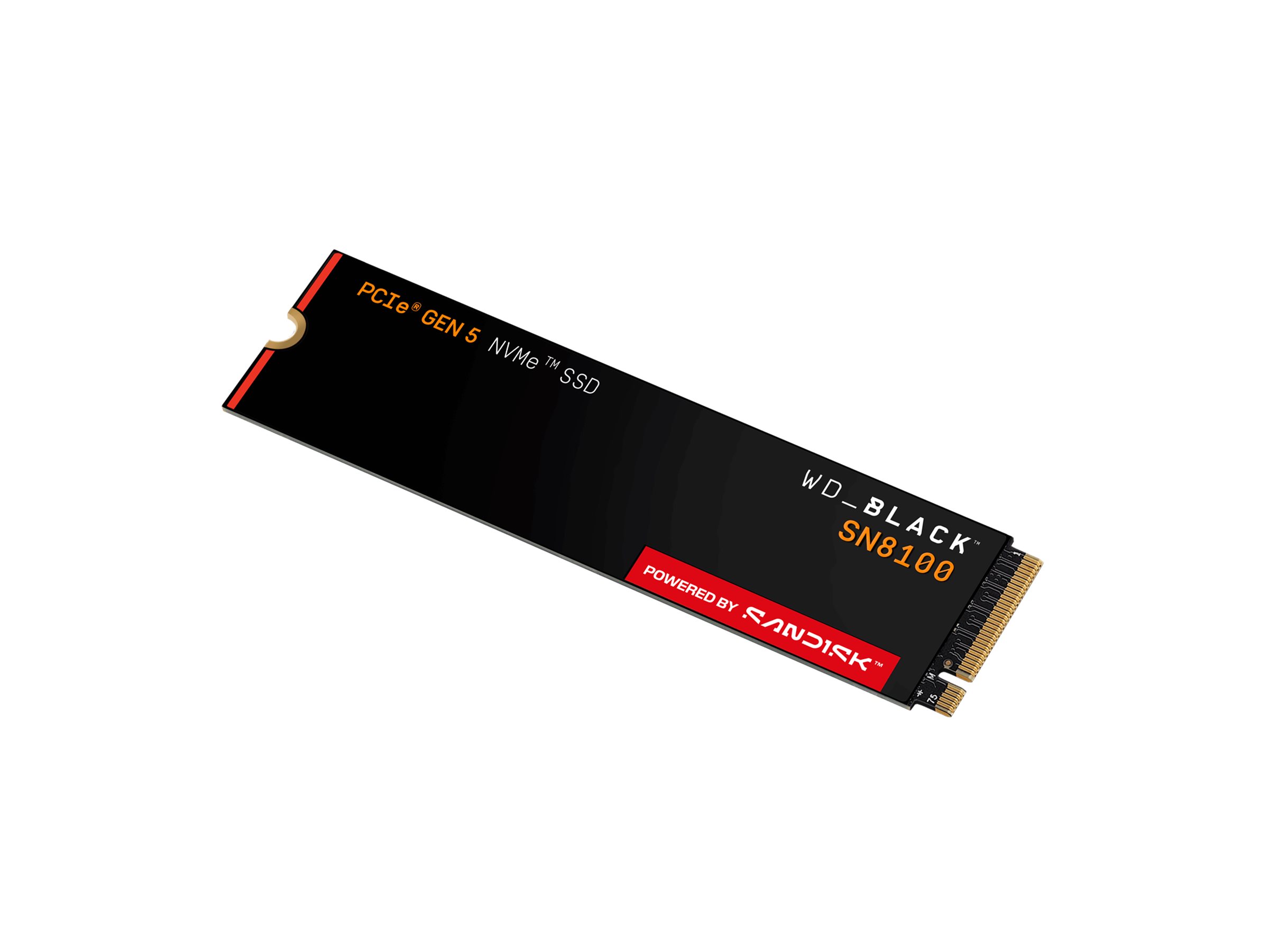 Western Digital WD Black SN8100 8 TB SSD M.2 2280 PCIe 5.0 x4 NVMe