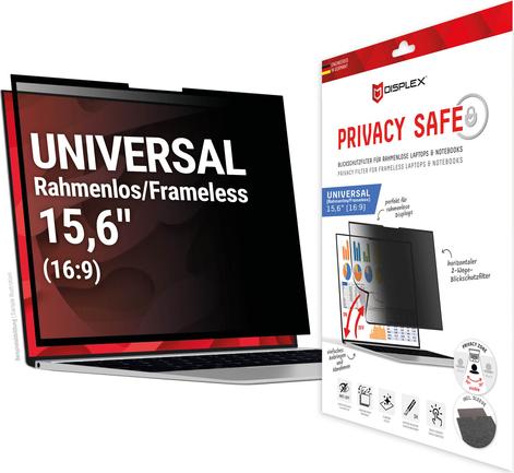 E.V.I. DISPLEX Privacy Safe Uni randlos 15.6" 16 9 (01993)