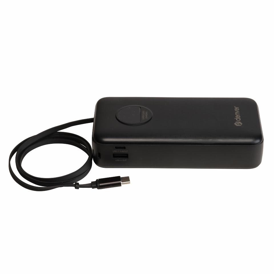 Denver PQC-20065 Powerbank 20000 mAh 65 W Schwarz
