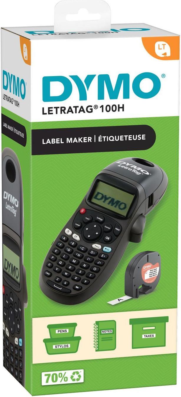 Dymo LetraTag LT-100H Beschriftungsgerät 180 dpi LCD Schwarz