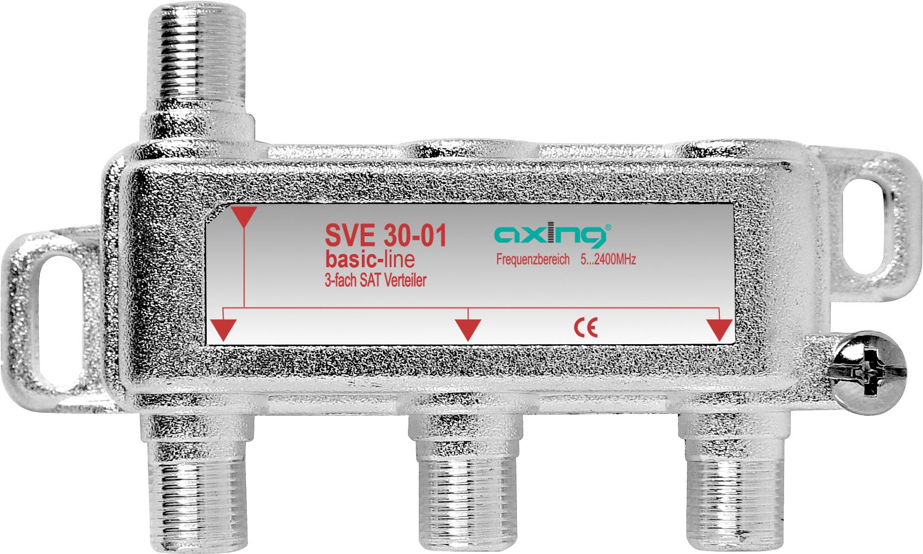 Axing SVE03001 Kabelspalter oder -kombinator Kabelsplitter Silber (SVE 30-01)