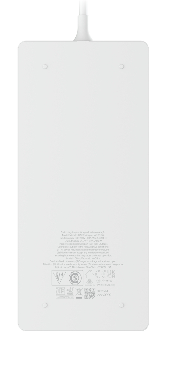 Ubiquiti UniFi UACC-ADAPTER-AC-210W Netzteil Wandmontage 210 W Weiß