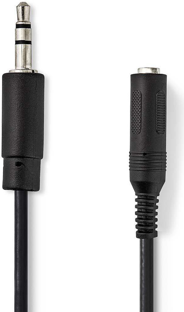 Nedis CAGP22550BK02 Audio-Kabel 0,2 m 3.5mm 6.35mm Schwarz (CAGP22550BK02)