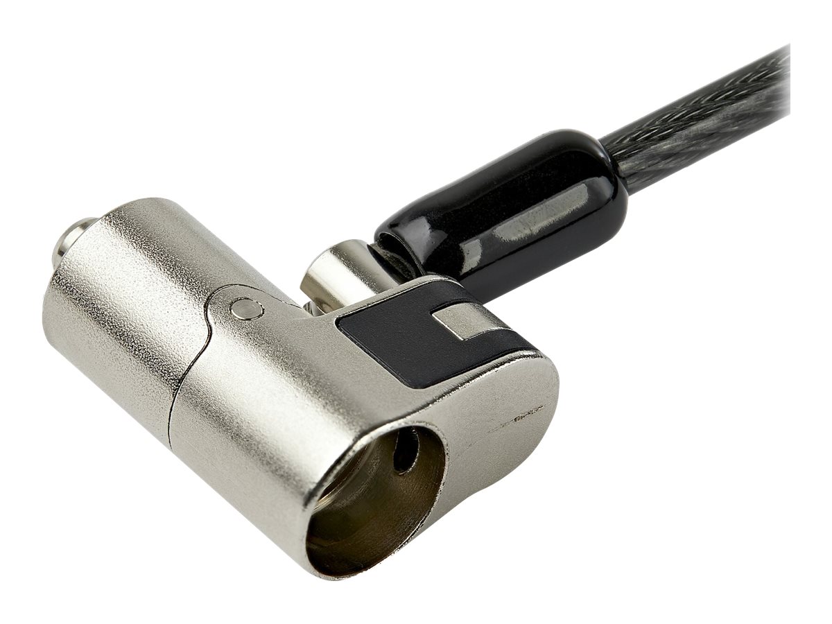 StarTech.com LTULOCKKEY Sicherheitskabelschloss 2,03 m Schwarz, Silber