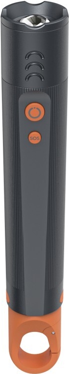 Hama LED-Taschenlampe FLX600, Batterien, stoßfest, Aluminium, 4 Modi+SOS, Zoom (00228605)