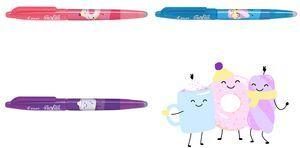 PILOT Tintenroller FRIXION BALL 07 Fancy Winter, violett Sonderedition Sweet Paradise, Schaftfarbe: violett, - 1 Stück (687020)