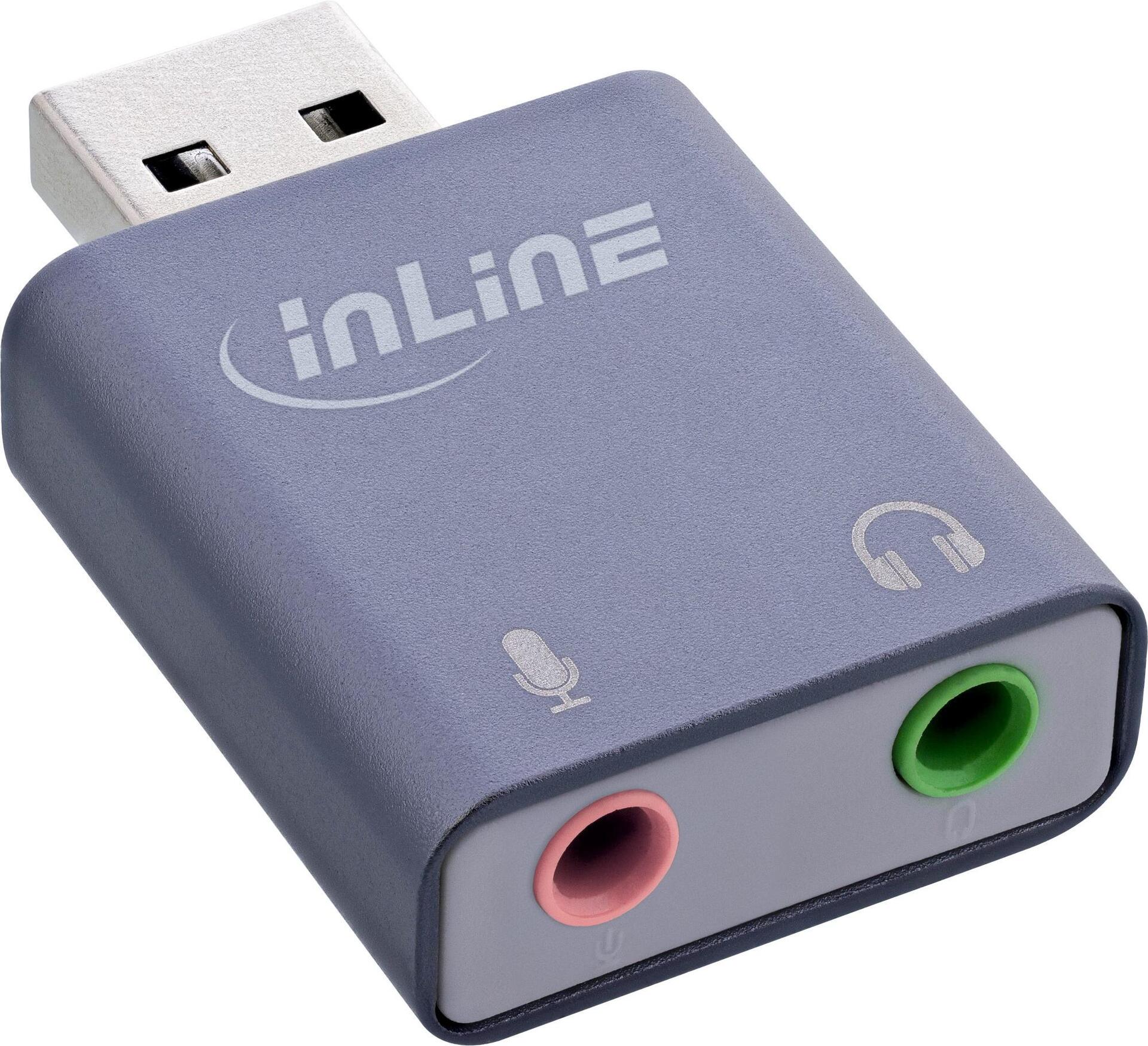InLine USB Audio Soundadapter USB-A (33051E)