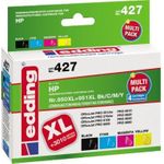 Edding Tinte ersetzt HP 950, 950XL, 951, 951XL Kompatibel Kombi-Pack Schwarz, Cyan, Magenta, Gelb EDD-427 18-427 (18-427)