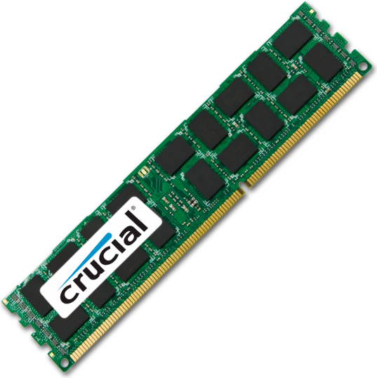 Crucial 32GB DDR4-3200 CL22 (2Gx4) ECC reg. DR (CT32G4RFD432A)